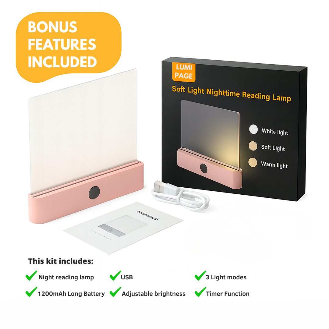 Night Reading Lamp with Soft Light