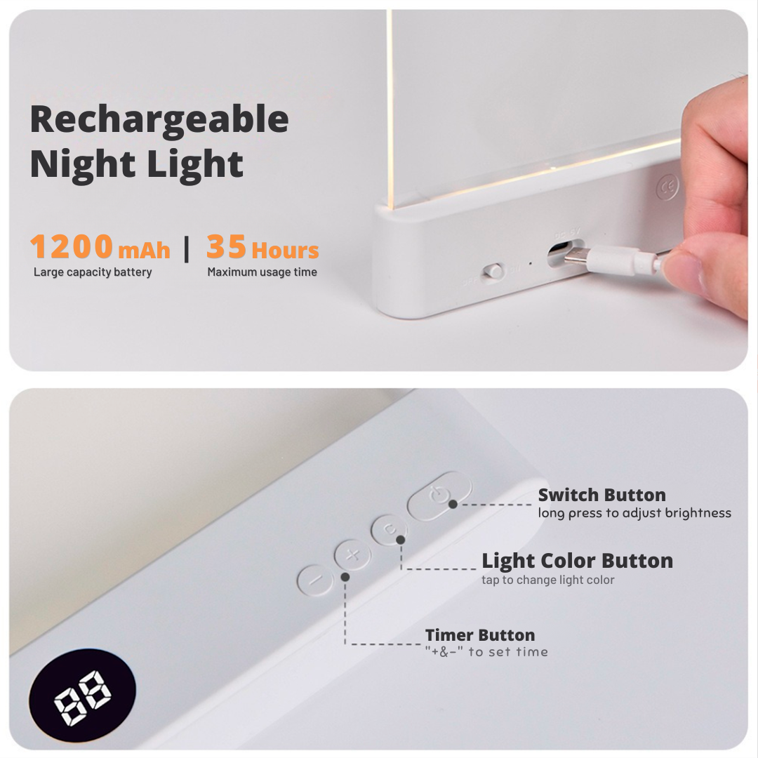 Night Reading Lamp with Soft Light